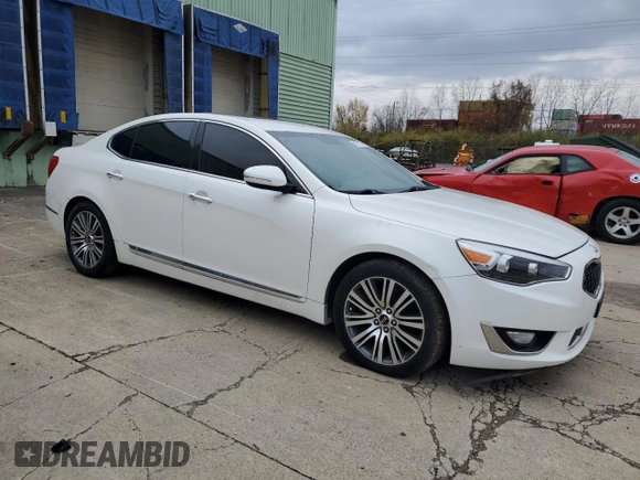2014 Kia Cadenza Premium with VIN KNALN4D73E5126311, listed as a Copart auction lot 81577174 with 149,987 mi miles and Clean Title. Bid and sale history available at carsss.com. Image 4.