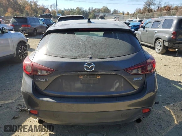 2014 Mazda 3 i Grand Touring with VIN JM1BM1M7XE1106032, listed as a Copart auction lot 78526344 with 220,179 mi miles and Salvage Title. Bid and sale history available at DreamBid. Image 6.
