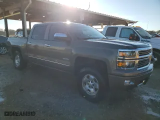 2014 Chevrolet Silverado 1500 High Country with VIN 3GCUKTEC6EG342927, listed as a Copart auction lot 83343834 with 245,720 mi miles and Salvage Title. Bid and sale history available at carsss.com. Image 4.