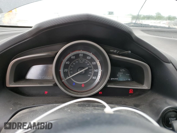 2015 Mazda 3 i Sport with VIN 3MZBM1U73FM130156, listed as a Copart auction lot 56034935 with 154,560 mi miles and Salvage title. Bid and sale history available at DreamBid. Image 9.