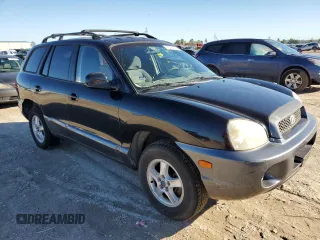 2003 Hyundai Santa Fe GLS with VIN KM8SC13D33U439982, listed as a Copart auction lot 81414724 with 107,977 mi miles and Clean Title. Bid and sale history available at carsss.com. Image 4.
