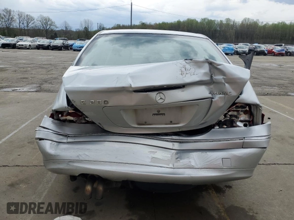 2007 Mercedes-Benz C 280 Luxury with VIN WDBRF92H37F931921, listed as a Copart auction lot 52728455 with 159,722 mi miles and Salvage title. Bid and sale history available at DreamBid. Image 6.