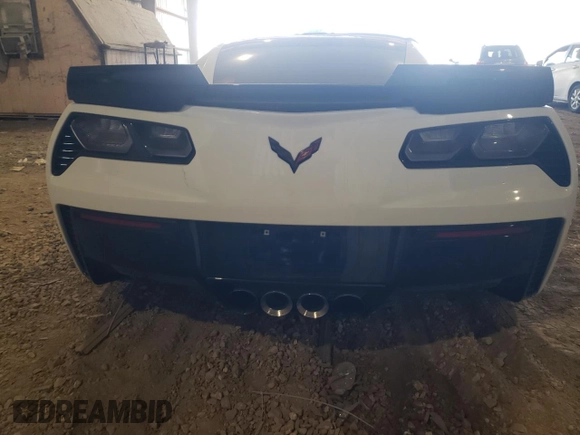 2017 Chevrolet Corvette Z06 1LZ with VIN 1G1YP2D62H5603161, listed as a Copart auction lot 81740534 with 26,922 mi miles and Salvage Title. Bid and sale history available at carsss.com. Image 6.