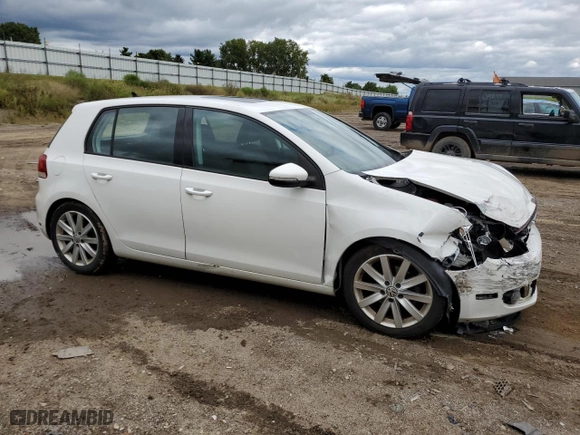 2011 Volkswagen Golf TDI with VIN WVWNM7AJ8BW172254, listed as a Copart auction lot 69483344 with 0 mi miles and Clean Title. Bid and sale history available at carsss.com. Image 4.