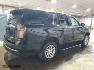 2023 Chevrolet Tahoe LT with VIN 1GNSCNKD9PR411522, listed as a Copart auction lot 51921485 with 53,372 mi miles and Clean Title. Bid and sale history available at carsss.com. Image 3.