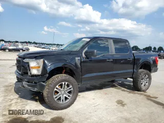 2021 Ford F-150 XL with VIN 1FTEW1EP3MKF12216, listed as a Copart auction lot 63488265 with 77,848 mi miles and Salvage title. Bid and sale history available at DreamBid. Image 1.
