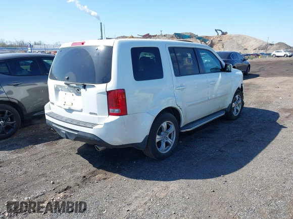 2012 Honda Pilot EX-L with VIN 5FNYF4H54CB041911, listed as a IAAI auction lot 41968540 with 124,646 mi miles and . Bid and sale history available at DreamBid. Image 4.