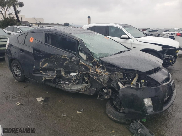 2010 Toyota Prius II with VIN JTDKN3DU5A0008525, listed as a Copart auction lot 44043335 with 0 mi miles and Salvage Title. Bid and sale history available at carsss.com. Image 4.