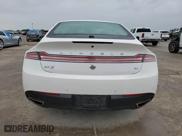2014 Lincoln MKZ with VIN 3LN6L2GK9ER827244, listed as a Copart auction lot 54993145 with 209,717 mi miles and Salvage Title. Bid and sale history available at carsss.com. Image 6.