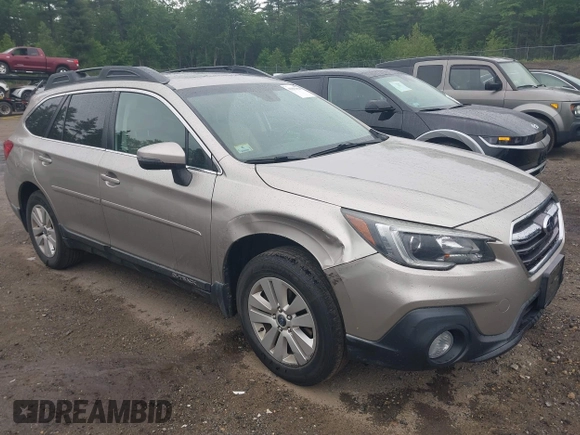 2019 Subaru Outback Premium with VIN 4S4BSAHC8K3330229, listed as a IAAI auction lot 42553018 with 90,860 mi miles and . Bid and sale history available at DreamBid. Image 1.