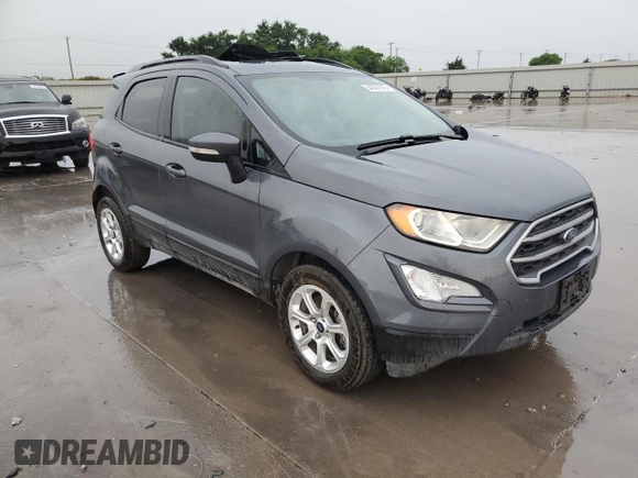 2019 Ford EcoSport SE z VIN MAJ3S2GE8KC254132, wystawiony jako Copart lot #54337575 z przebiegiem 90 221 mil mil oraz Szkody całkowita. Historia ofert i sprzedaży dostępna na DreamBid. Obrazek 4.