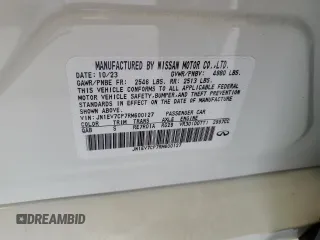 2024 Infiniti Q50 Sensory с VIN JN1EV7CP7RM600127, выставлен на аукционе Copart как лот 84673804 с пробегом 5 150 миль миль и Списание • Salvage title. История ставок и продаж доступна на DreamBid. Изображение 14.