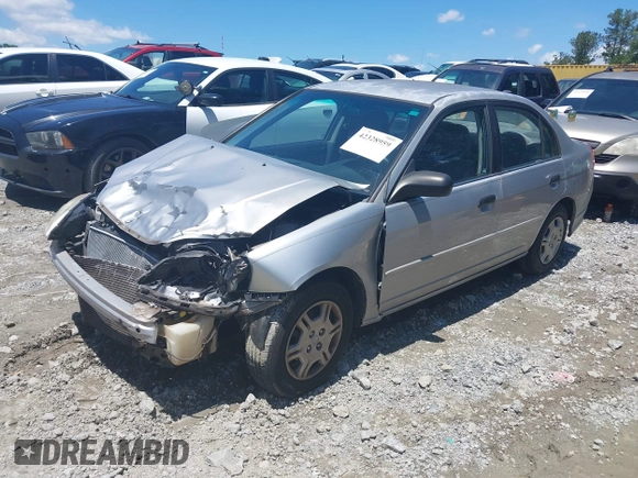 2001 Honda Civic LX z VIN 2HGES165X1H534419, wystawiony jako IAAI lot #42328959 z przebiegiem 206 937 mil mil oraz . Historia ofert i sprzedaży dostępna na DreamBid. Obrazek 2.