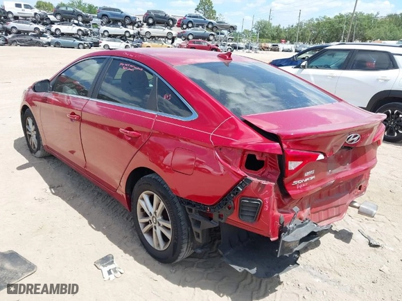 2017 Hyundai Sonata SE with VIN 5NPE24AF0HH539453, listed as a IAAI auction lot 41963200 with 111,154 mi miles. Bid and sale history available at carsss.com. Image 3.