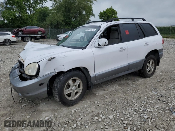 2006 Hyundai Santa Fe GLS with VIN KM8SC13D56U107014, listed as a Copart auction lot 65614624 with 0 mi miles and Salvage Title. Bid and sale history available at carsss.com. Image 1.