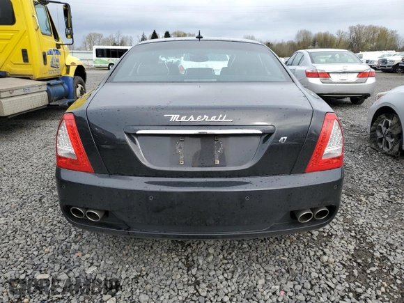 2011 Maserati Quattroporte S z VIN ZAM39JKA2B0055322, wystawiony jako Copart lot #51386055 z przebiegiem 78 818 mil mil oraz Czysty tytuł • Clean title. Historia ofert i sprzedaży dostępna na DreamBid. Obrazek 6.