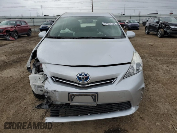 2013 Toyota Prius Two with VIN JTDZN3EUXD3283257, listed as a Copart auction lot 51959725 with 88,533 mi miles and Salvage Title. Bid and sale history available at carsss.com. Image 5.