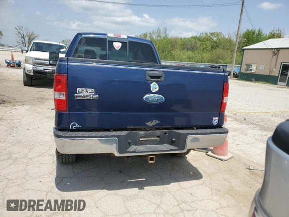 2008 Ford F-150 XLT with VIN 1FTPX14V28FB83478, listed as a Copart auction lot 54896395 with 164,391 mi miles and Clean Title. Bid and sale history available at carsss.com. Image 6.