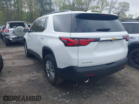2023 Chevrolet Traverse LT Cloth z VIN 1GNERGKWXPJ318774, wystawiony jako IAAI lot #41938154 z przebiegiem 20 727 mil mil oraz . Historia ofert i sprzedaży dostępna na DreamBid. Obrazek 3.