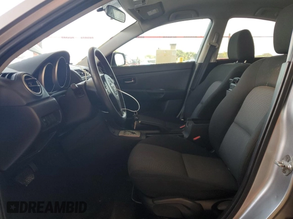 2008 Mazda 3 i Sport with VIN JM1BK12F181834357, listed as a Copart auction lot 86867614 with 52,411 mi miles and Clean Title. Bid and sale history available at DreamBid. Image 7.