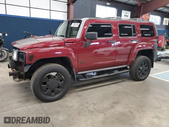2009 Hummer H3 SUV with VIN 5GTEN13E998101288, listed as a Copart auction lot 73354134 with 105,767 mi miles and Salvage Title. Bid and sale history available at carsss.com. Image 1.