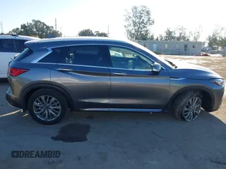 2024 Infiniti QX50 Luxe with VIN 3PCAJ5BAXRF104014, listed as a IAAI auction lot 41647475 with 7,771 mi miles and . Bid and sale history available at DreamBid. Image 13.