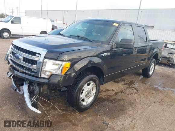 2014 Ford F-150 XL with VIN 1FTFW1CF1EKD11916, listed as a IAAI auction lot 41760535 with 137,271 mi miles. Bid and sale history available at carsss.com. Image 2.