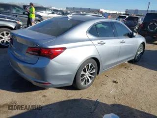 2016 Acura TLX with VIN 19UUB1F34GA013505, listed as a IAAI auction lot 41671913 with 123,164 mi miles. Bid and sale history available at carsss.com. Image 4.