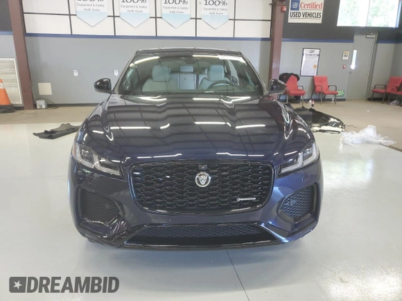 2024 Jaguar F-Pace R-Dynamic S with VIN SADCT2FU1RA739013, listed as a Copart auction lot 59994904 with 4,727 mi miles and Salvage title. Bid and sale history available at DreamBid. Image 5.