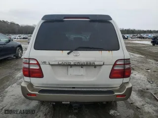 2004 Toyota Land Cruiser with VIN JTEHT05JX42067402, listed as a Copart auction lot 88976025 with 350,518 mi miles and Salvage Title. Bid and sale history available at carsss.com. Image 6.