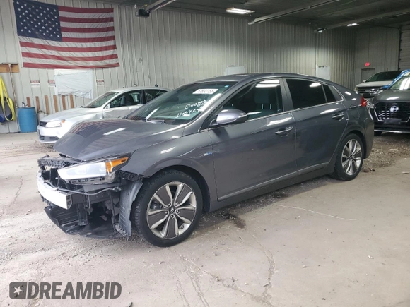 2017 Hyundai Ioniq Limited with VIN KMHC85LC7HU020819, listed as a Copart auction lot 53632155 with 72,404 mi miles and Clean Title. Bid and sale history available at DreamBid. Image 1.