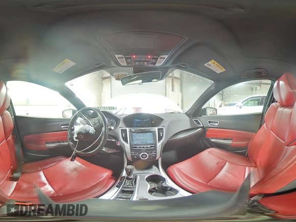 2019 Acura TLX w/A-Spec Pkg with VIN 19UUB1F62KA002053, listed as a Copart auction lot 46813715 with 64,280 mi miles and Salvage title. Bid and sale history available at DreamBid. Image 14.