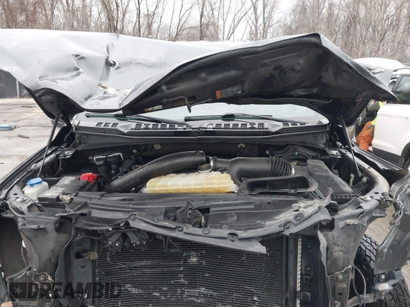 2019 Ford F-150 XL with VIN 1FTEW1E49KFB29702, listed as a IAAI auction lot 41193981 with 57,755 mi miles. Bid and sale history available at carsss.com. Image 10.