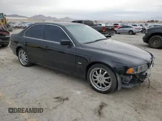 2003 BMW 5 Series 525i with VIN WBADT334X3GF43957, listed as a Copart auction lot 47324795 with 167,248 mi miles and Salvage Title. Bid and sale history available at carsss.com. Image 4.