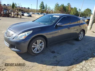 2011 Infiniti G25 x with VIN JN1DV6AR4BM650046, listed as a Copart auction lot 81467744 with 113,695 mi miles and Salvage Title. Bid and sale history available at DreamBid. Image 1.