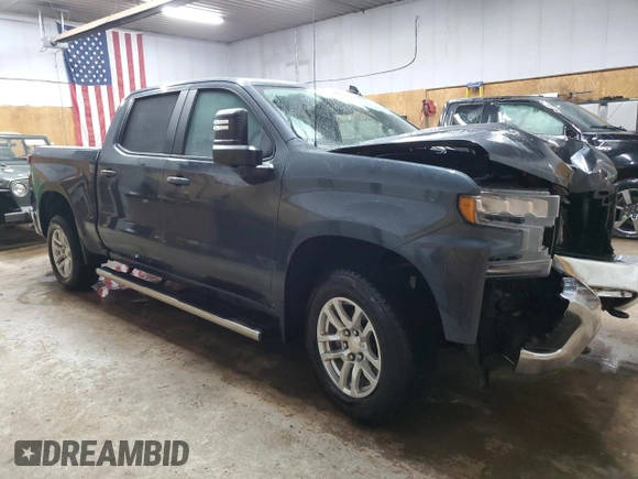 2021 Chevrolet Silverado 1500 LT with VIN 1GCUYDED1MZ165926, listed as a Copart auction lot 48159085 with 58,618 mi miles and Salvage Title. Bid and sale history available at DreamBid. Image 4.