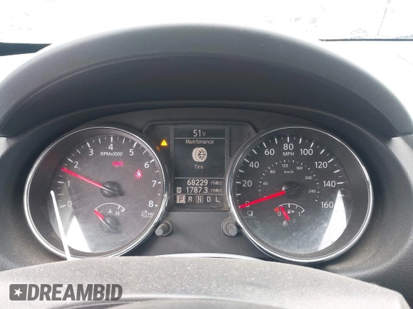 2013 Nissan Rogue SL with VIN JN8AS5MT5DW518306, listed as a IAAI auction lot 41806963 with 68,229 mi miles. Bid and sale history available at carsss.com. Image 7.
