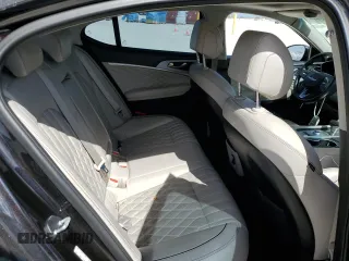 2019 Genesis G70 2.0T Advanced with VIN KMTG44LA9KU015043, listed as a Copart auction lot 77567484 with 80,635 mi miles and Salvage Title. Bid and sale history available at carsss.com. Image 10.