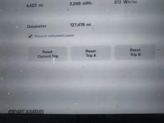 2017 Tesla Model X 90D with VIN 5YJXCDE23HF051321, listed as a IAAI auction lot 41415384 with 127,476 mi miles and . Bid and sale history available at carsss.com. Image 7.