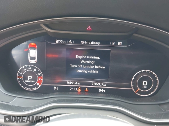 2018 Audi S5 Sportback Prestige z VIN WAUC4CF58JA003890, wystawiony jako IAAI lot #42176231 z przebiegiem 94 954 mil mil oraz . Historia ofert i sprzedaży dostępna na DreamBid. Obrazek 7.