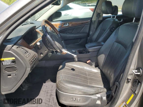 2013 Hyundai Equus Signature with VIN KMHGH4JH1DU062410, listed as a Copart auction lot 53730735 with 196,758 mi miles and Clean Title. Bid and sale history available at DreamBid. Image 7.
