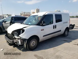 2018 Ram ProMaster City Cargo Tradesman with VIN ZFBERFAB1J6J34497, listed as a Copart auction lot 72412884 with 197,058 mi miles and Salvage Title. Bid and sale history available at DreamBid. Image 1.