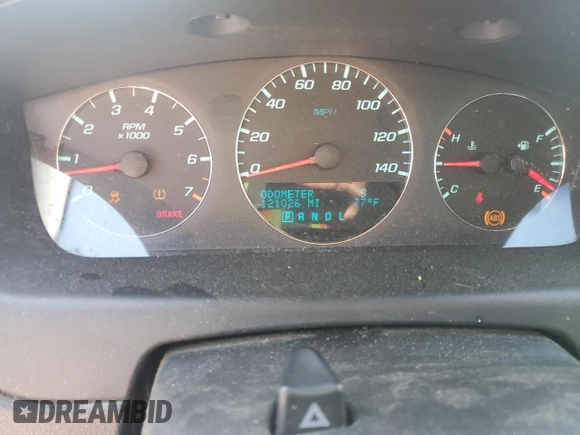 2013 Chevrolet Impala LT with VIN 2G1WG5E35D1136973, listed as a Copart auction lot 53950725 with 121,026 mi miles and Salvage Title. Bid and sale history available at DreamBid. Image 9.