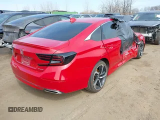 2018 Honda Accord Sedan Sport 1.5T with VIN 1HGCV1F32JA182674, listed as a IAAI auction lot 41788258 with 71,702 mi miles. Bid and sale history available at carsss.com. Image 4.