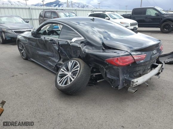 2018 Infiniti Q60 3.0t LUXE with VIN JN1EV7EL3JM392729, listed as a Copart auction lot 45213345 with 68,904 mi miles and Salvage Title. Bid and sale history available at carsss.com. Image 2.