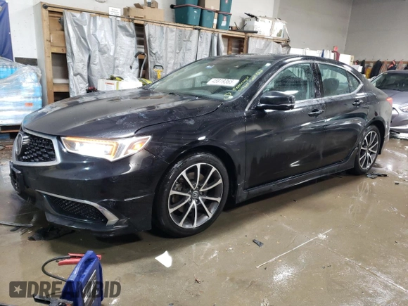 2018 Acura TLX w/Technology Pkg with VIN 19UUB2F52JA003652, listed as a Copart auction lot 45919365 with 135,676 mi miles and Salvage Title. Bid and sale history available at carsss.com. Image 1.