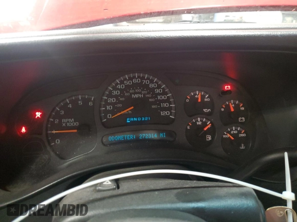 2003 Chevrolet Silverado 1500 with VIN 1GCEC14V23Z114736, listed as a Copart auction lot 81586464 with 272,314 mi miles and Non Repairable. Bid and sale history available at carsss.com. Image 9.