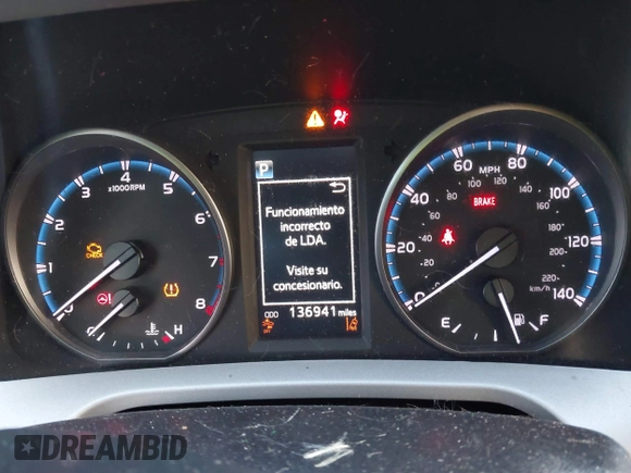 2017 Toyota RAV4 LE with VIN 2T3BFREV1HW607984, listed as a IAAI auction lot 41878970 with 136,941 mi miles and . Bid and sale history available at DreamBid. Image 7.