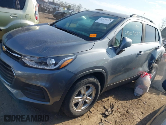 2019 Chevrolet Trax LT with VIN KL7CJPSB9KB810930, listed as a IAAI auction lot 42030573 with 59,259 mi miles. Bid and sale history available at carsss.com. Image 18.