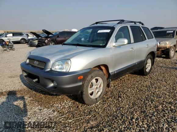2003 Hyundai Santa Fe GLS with VIN KM8SC73D43U460083, listed as a Copart auction lot 70060594 with 0 mi miles and Salvage Title. Bid and sale history available at carsss.com. Image 1.